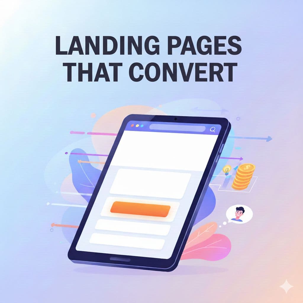 Landing page illustration